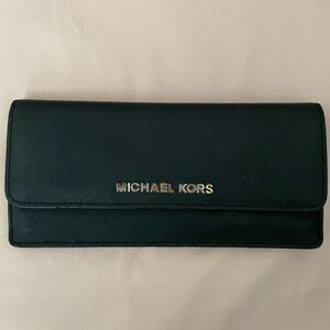 Michael Kors - Saffiano Leather Snap Front Wallet